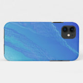 青い背景 Case-Mate iPhoneケース (裏面(横))