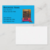 青い自動販売機 名刺 (正面/裏面)