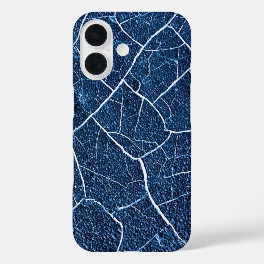 青い自然抽象芸術パターン Case-Mate iPhoneケース (裏面)