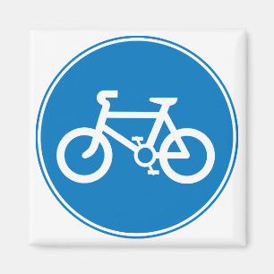 青い自転車の磁石 マグネット