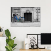 青い自転車ポスター ポスター (ホームオフィス)