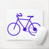 青い自転車マウスパッド オーダーメイド マウスパッド (マウス)