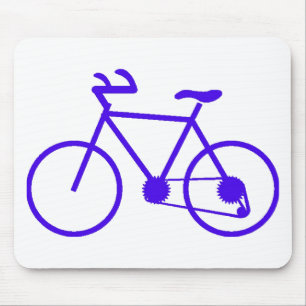 青い自転車マウスパッド オーダーメイド マウスパッド