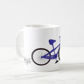 青い自転車 コーヒーマグカップ (正面左)