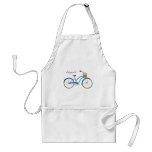 青い自転車 スタンダードエプロン