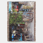 青い自転車 スローブランケット (正面縦)