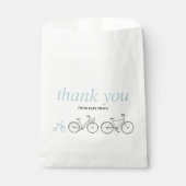 青い自転車 フェイバーバッグ (正面)