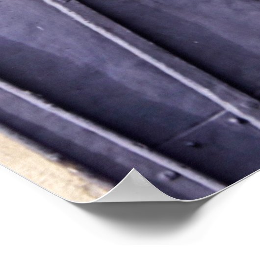 青い自転車 ポスター (角)