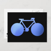 青い自転車 ポストカード (正面/裏面)