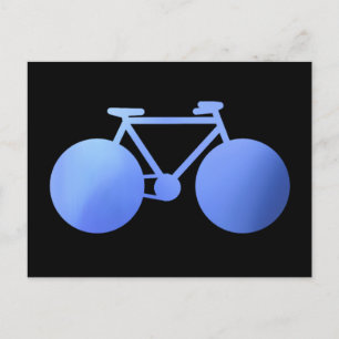 青い自転車 ポストカード