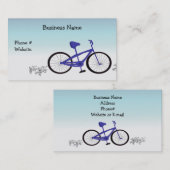 青い自転車 名刺 (正面/裏面)