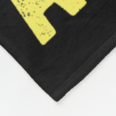 青い自閉症意識を明るくするTシャツ92 フリースブランケット (角)