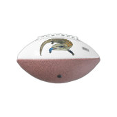 青い舌を使ったスケープの漫画イラストレーション アメリカンフットボール (回転270)