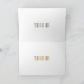 青い舌を使ったスケープの漫画イラストレーション カード (内部)