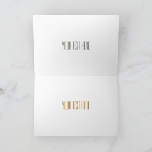 青い舌を使ったスケープの漫画イラストレーション カード (内部)