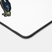 青い舌を使ったスケープの漫画イラストレーション デスクマット (コーナー)