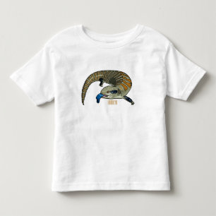 青い舌を使ったスケープの漫画イラストレーション トドラーTシャツ
