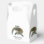 青い舌を使ったスケープの漫画イラストレーション フェイバーボックス (オープン)