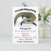 青い舌を使ったスケープの漫画イラストレーション 招待状 (スタンド正面)