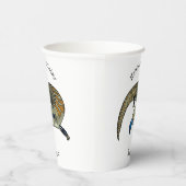 青い舌を使ったスケープの漫画イラストレーション 紙コップ (右)