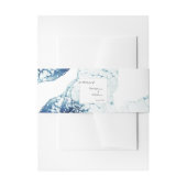 青い航海の目的地結婚の 招待状ベリーバンド (正面例)