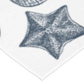 青い航海の貝殻 テーブルクロス (アングル)