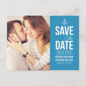 青い航海のSCRIPT PHOTO日付ポストカードを保存 案内ポストカード (正面)