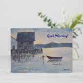 青い船の引退パーティー招待状のメモ 招待状 (スタンド正面)