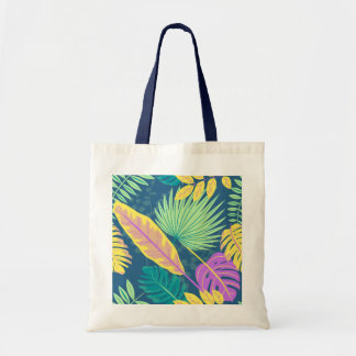 青い色のハンドルを持つトートバッグ。 トートバッグ