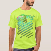 青い色の紅葉 Tシャツ (正面)
