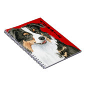 青い色ブロック ノートブック (右側)