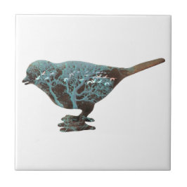 青い色合いのスズメの夢のようなイメージ タイル