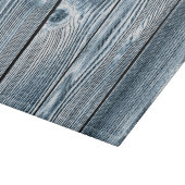 青い色合いの木製のガラスまな板 カッティングボード (角)