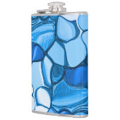 青い色合いの石のように丸王室のい フラスク (左)