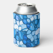 青い色合いの石のように丸王室のい 缶クーラー (缶裏面)