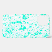 青い色点 Case-Mate iPhoneケース (裏面 (横))