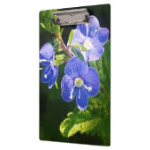 青い花が3つ クリップボード (左)