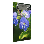 青い花が3つ ミニクリップボード (アングル)