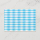 青い花と蝶 プレイスカード (裏面)