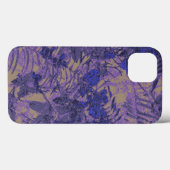 青い花に対するカムフラージュ Case-Mate iPhoneケース (裏面 (横))