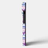青い花のダマスク模様 Case-Mate iPhoneケース (裏面 / 左)