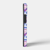 青い花のダマスク模様 Case-Mate iPhoneケース (裏面 / 右)