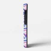 青い花のダマスク模様 Case-Mate iPhoneケース (裏面 / 左)