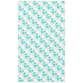 青い花のテーブルクロス テーブルクロス (正面)