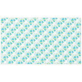 青い花のテーブルクロス テーブルクロス (正面(横))