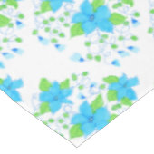 青い花のテーブルクロス テーブルクロス (アングル)