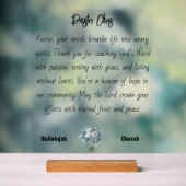 青い花のパスター鑑賞アクリルサイン アクリルサイン (ニュートラル)