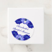 青い花のブライダルシャワー フェイバータグ (インサイチュ)