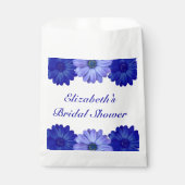 青い花のブライダルシャワー フェイバーバッグ (正面)