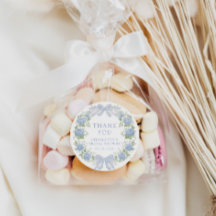 青い花のブライダルティーパーティー